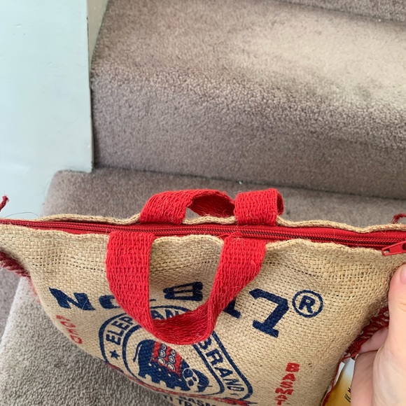 Tote made from a basmati rice bag πππ - Picture 3 of 5